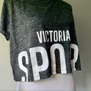 Victoria’s Secret Grey Crop Top- SPORT